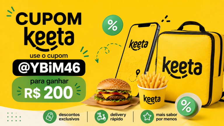 Cupom Keeta @YBiM46: como usar o código e ganhar desconto de até 200 reais
