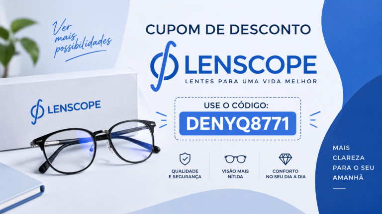 Lenscope Cupom de Desconto: Economize na Compra de Lentes de grau para Óculos de Academia