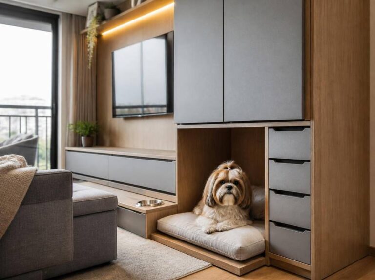 Como Criar um Cantinho Pet Funcional e Bonito em Apartamentos Pequenos